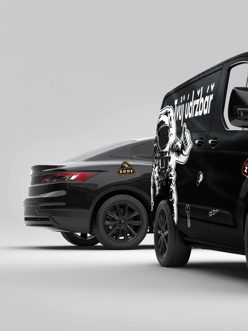 Tvůj Údržbář branded vehicle wrap